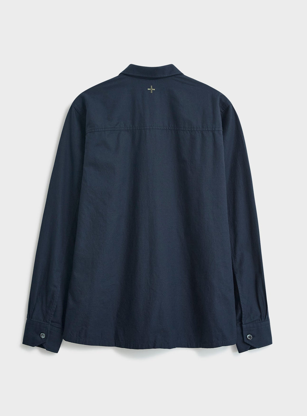 Surchemise marine en coton régénératif