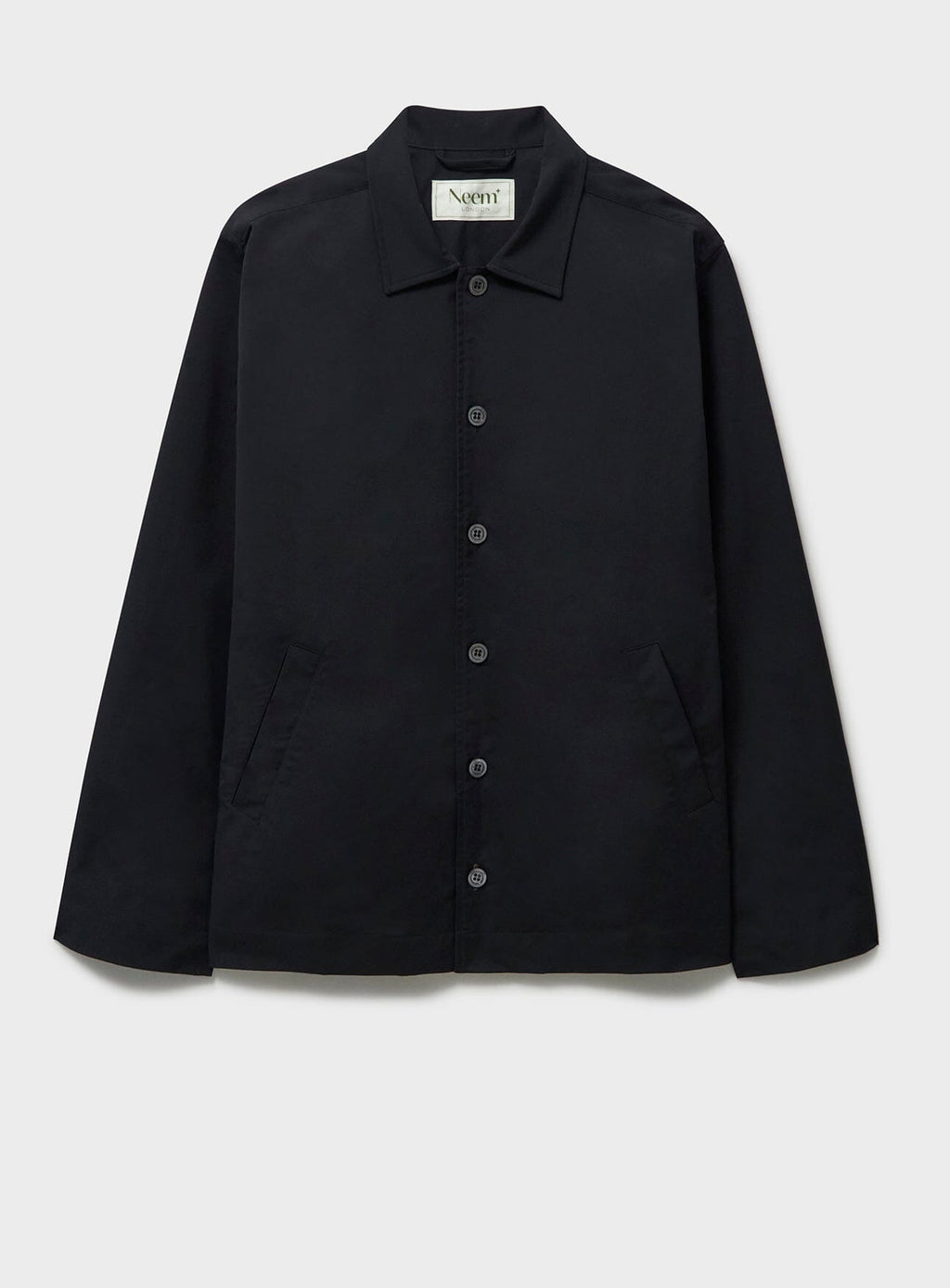 Veste de pluie noire Bomber