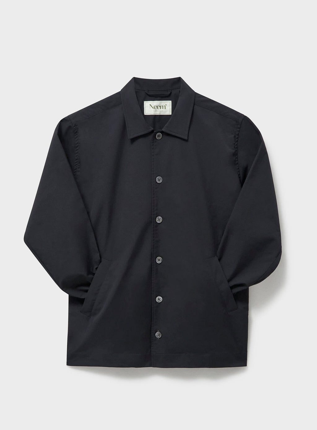 Veste de pluie noire Bomber