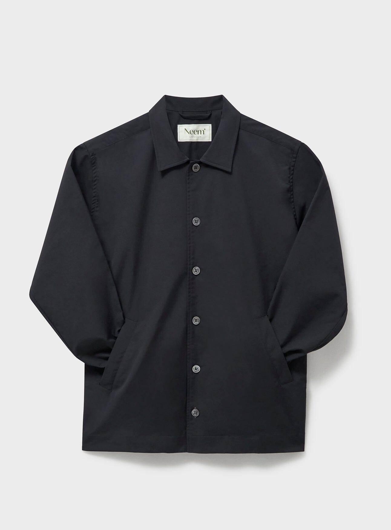 Veste de pluie noire Bomber