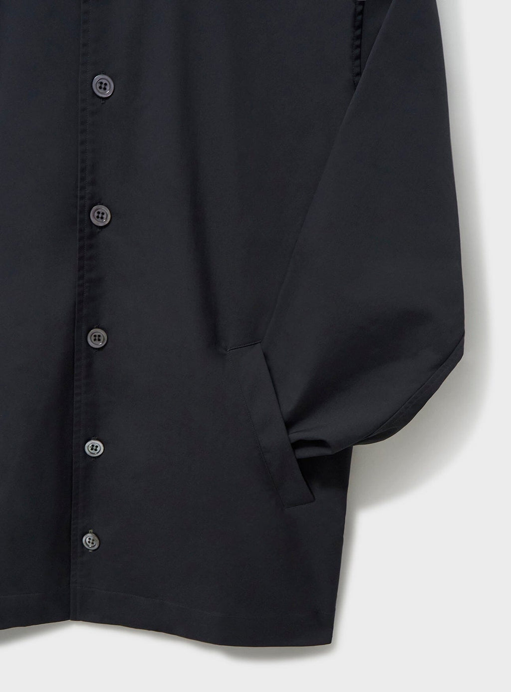 Veste de pluie noire Bomber
