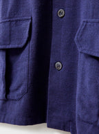 Surchemise en flanelle recyclée de la Marine italienne