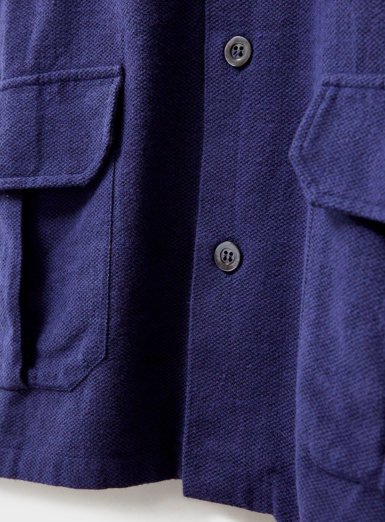 Surchemise en flanelle recyclée de la Marine italienne