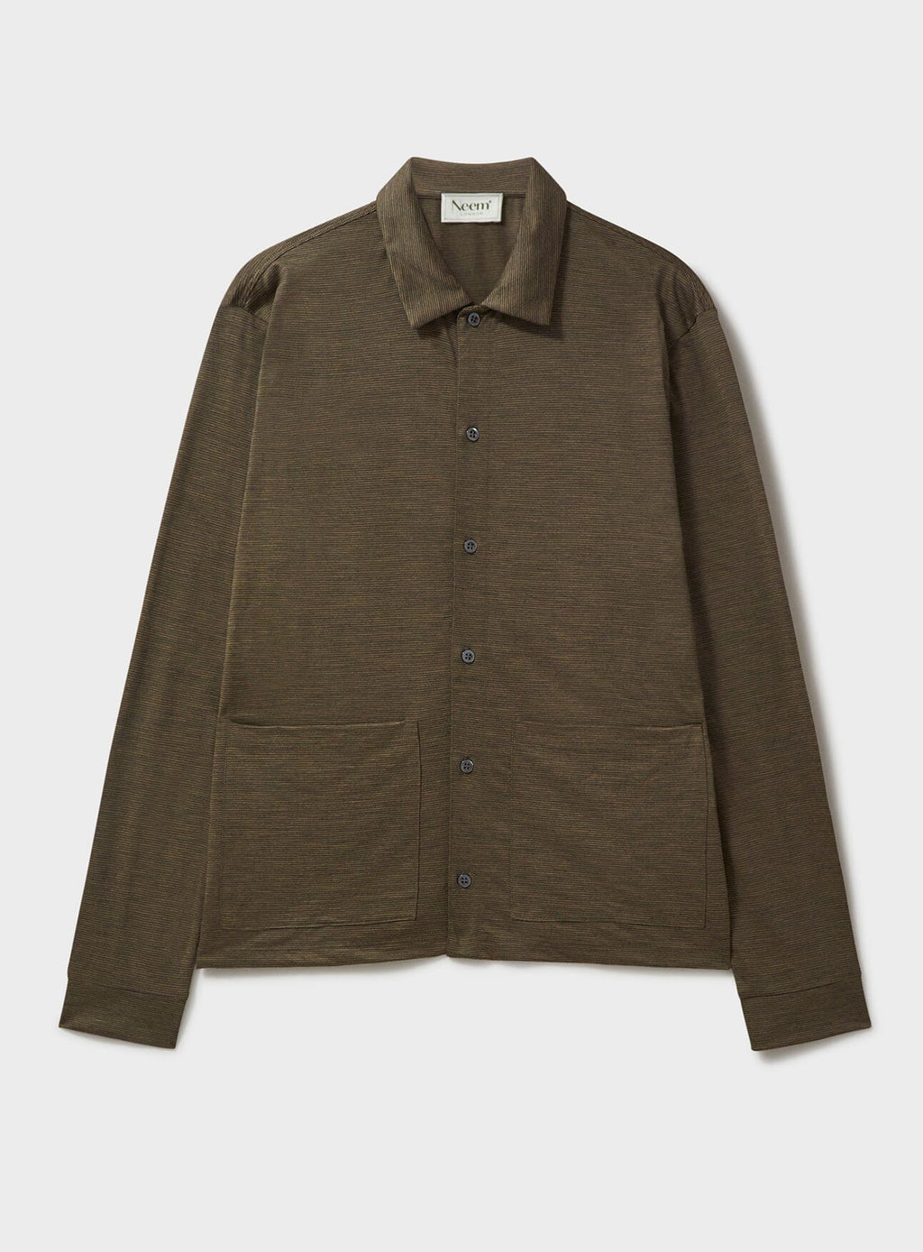 Gilet en jersey de laine mérinos à rayures couleur camel