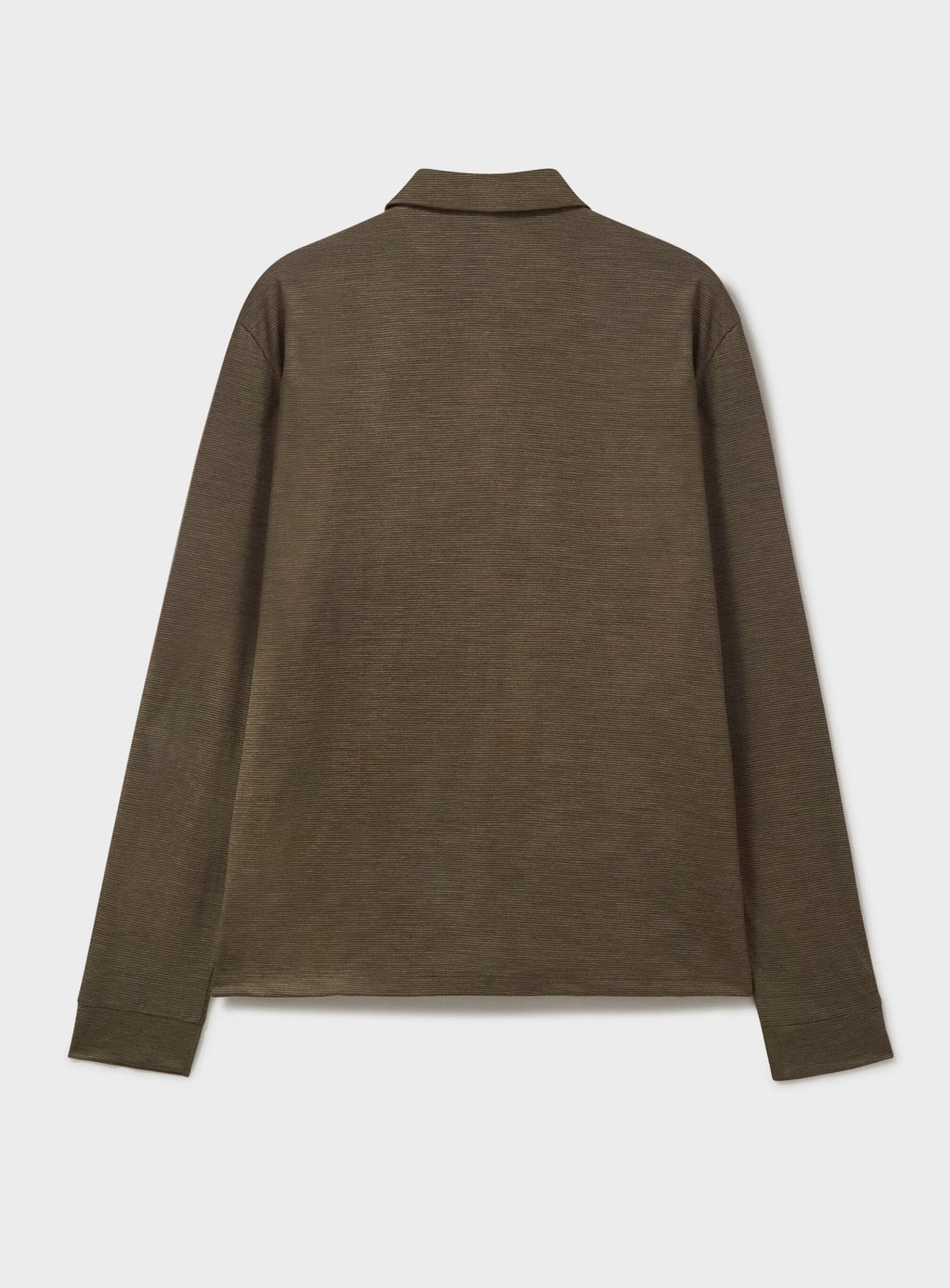 Gilet en jersey de laine mérinos à rayures couleur camel