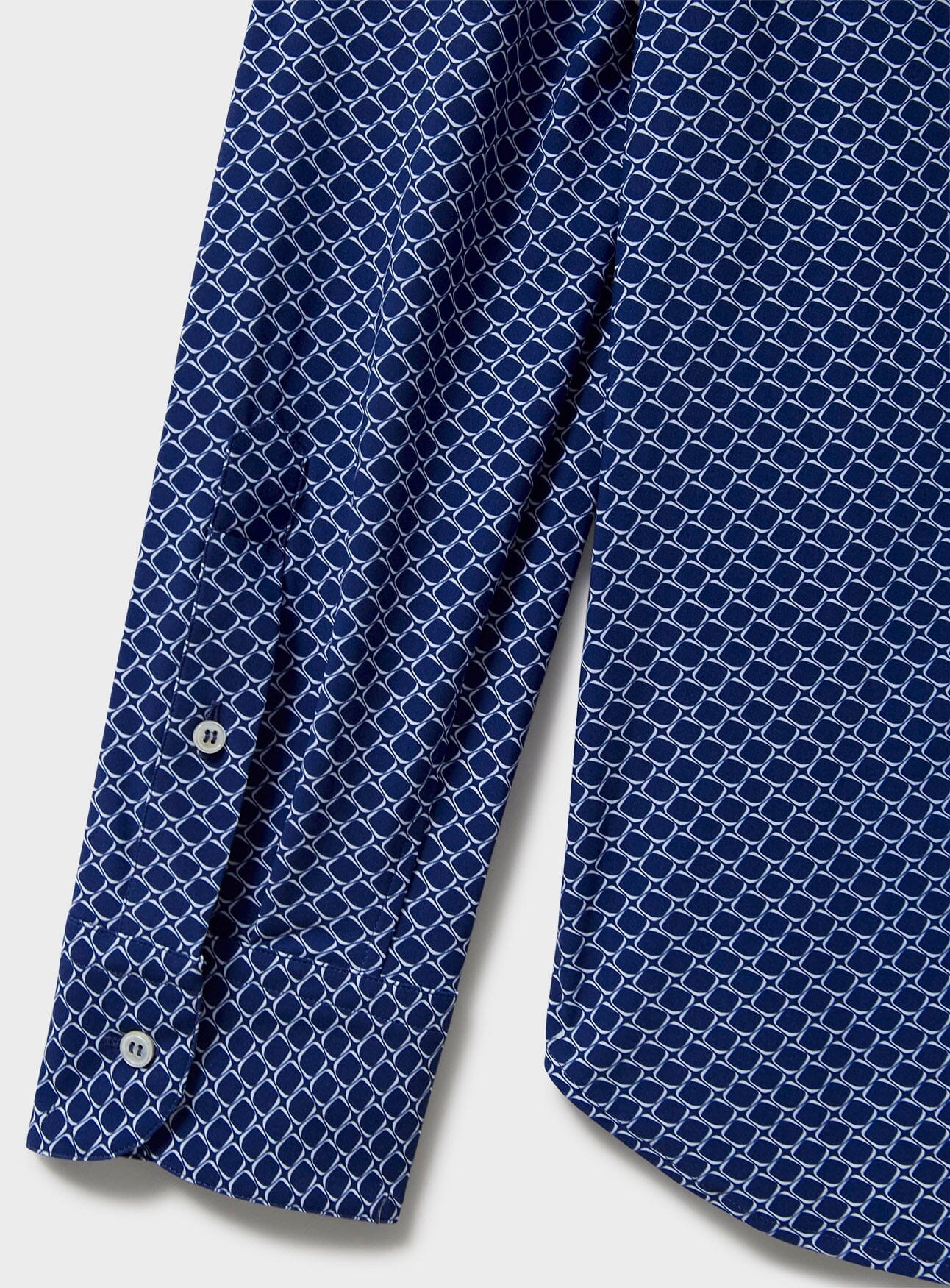 Chemise confortable recyclée de la Marine italienne à coupe carrée