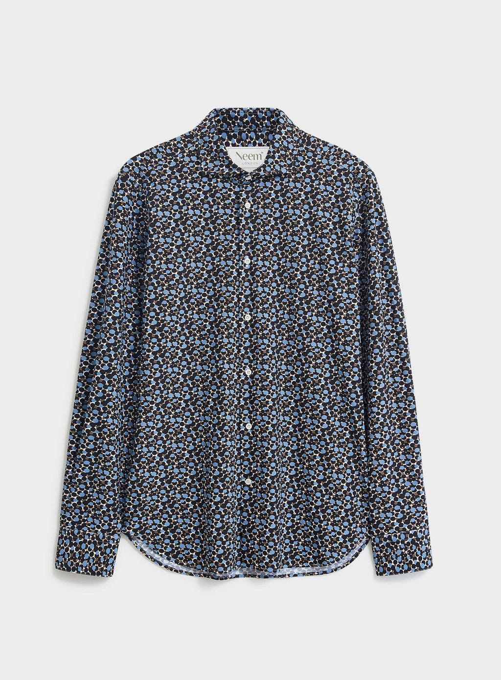 Chemise confort de fête à imprimés multiples recyclée
