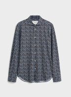 Chemise confort de fête à imprimés multiples recyclée