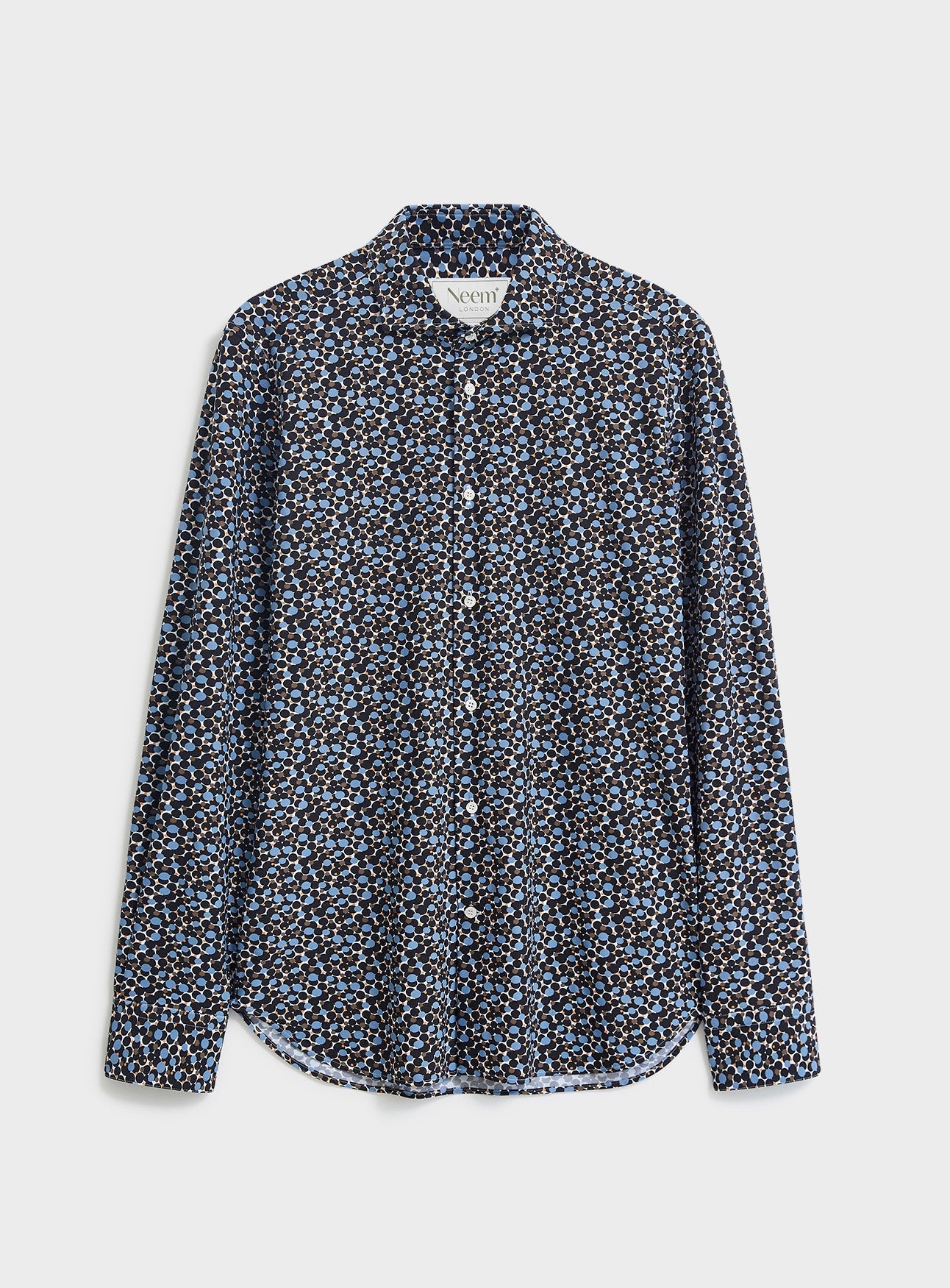 Chemise confort de fête à imprimés multiples recyclée