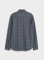 Chemise confort de fête à imprimés multiples recyclée