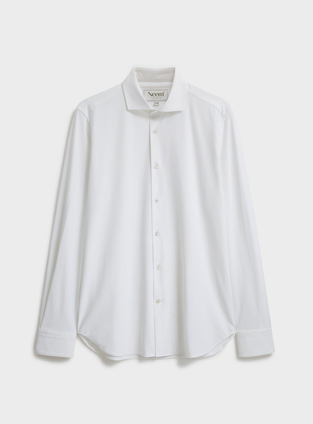 Chemise Confort Col Cassé Blanche Italienne Recyclée