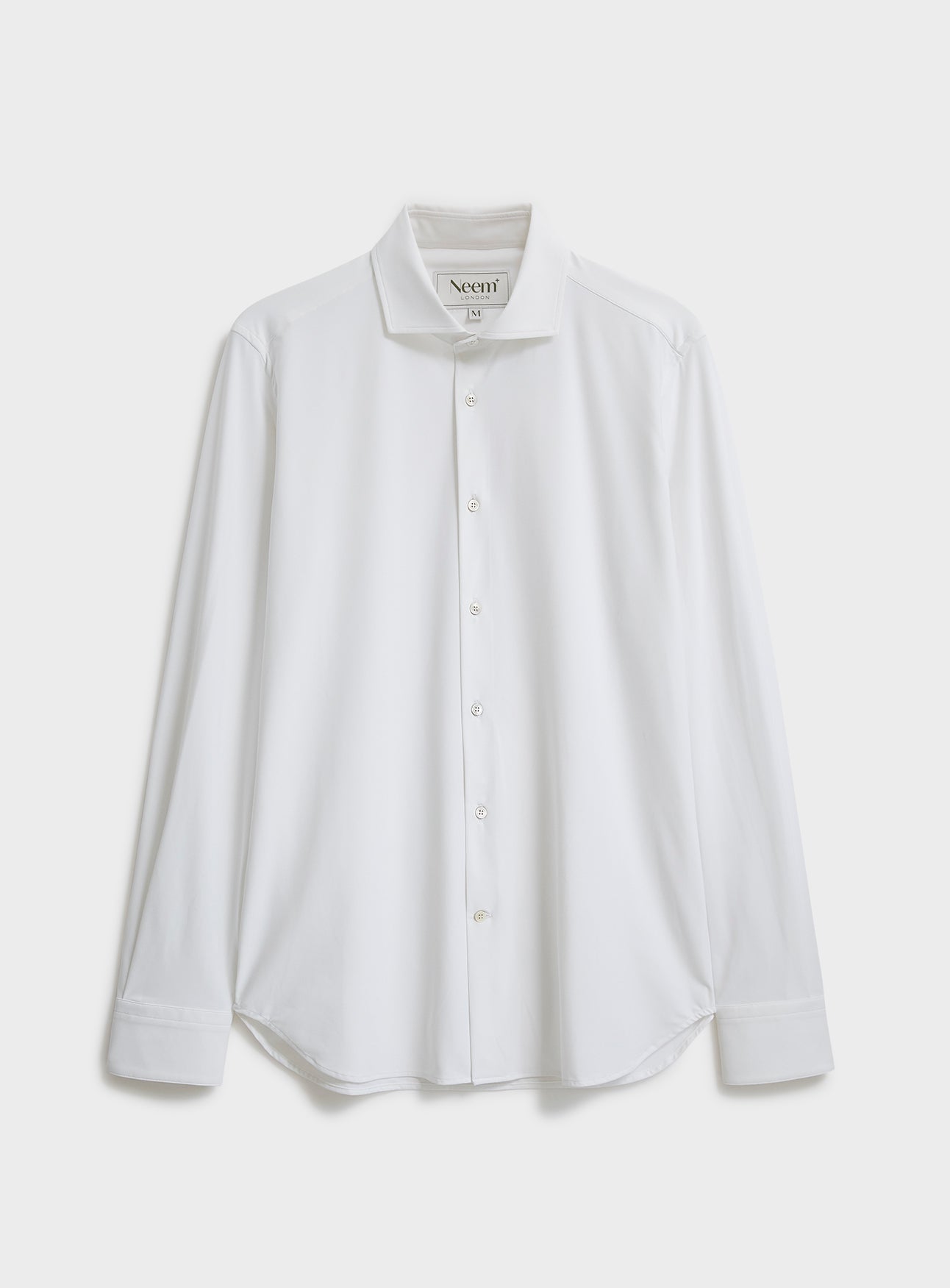 Chemise Confort Col Cassé Blanche Italienne Recyclée