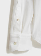 Chemise Confort Col Cassé Blanche Italienne Recyclée