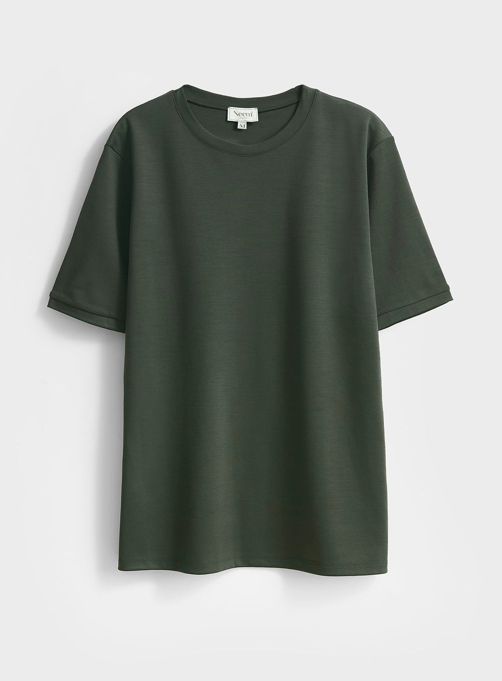 T-shirt Mérinos Vert Foncé Extensible