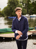 Chemise à double poche en flanelle de la Marine italienne recyclée