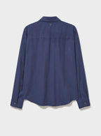 Chemise à double poche en flanelle de la Marine italienne recyclée