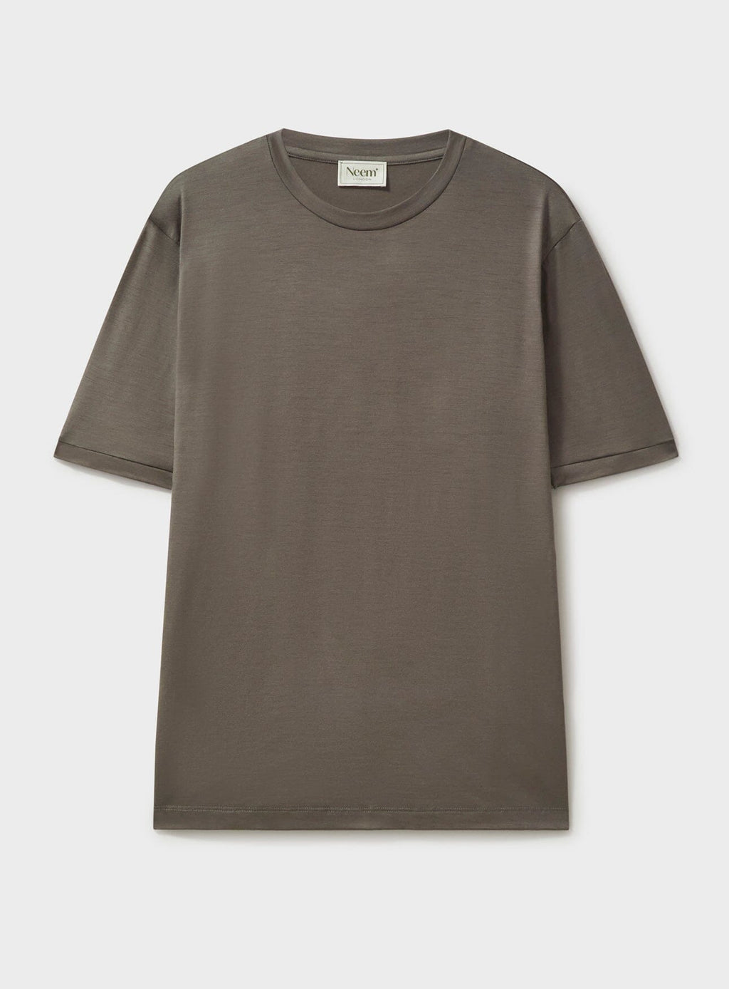 T-shirt stretch mérinos couleur avoine