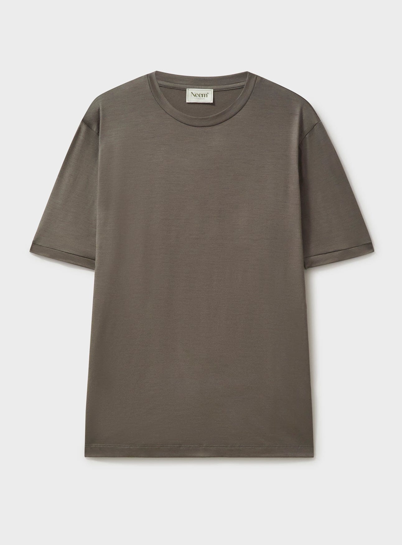 T-shirt stretch mérinos couleur avoine