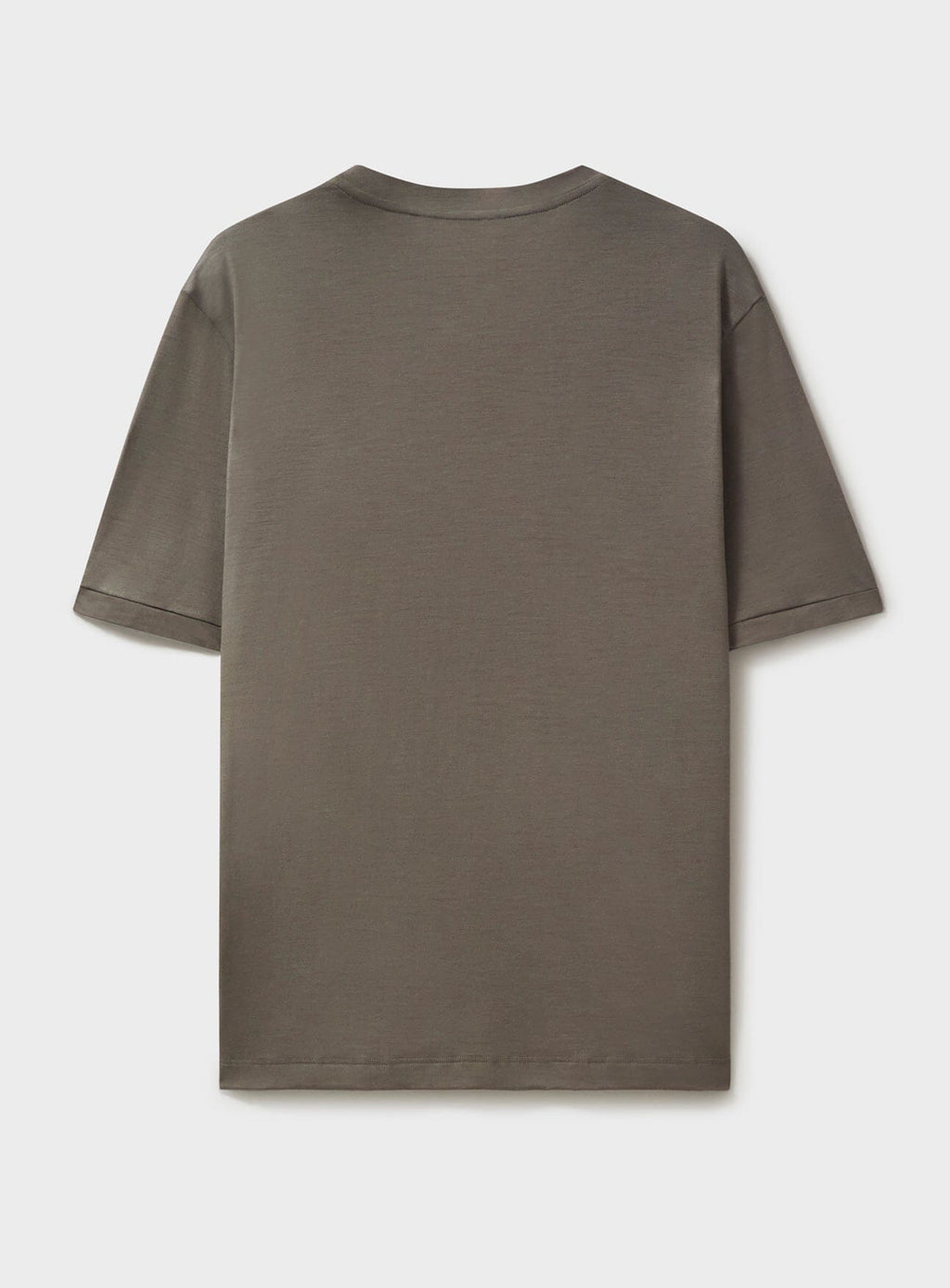 T-shirt stretch mérinos couleur avoine