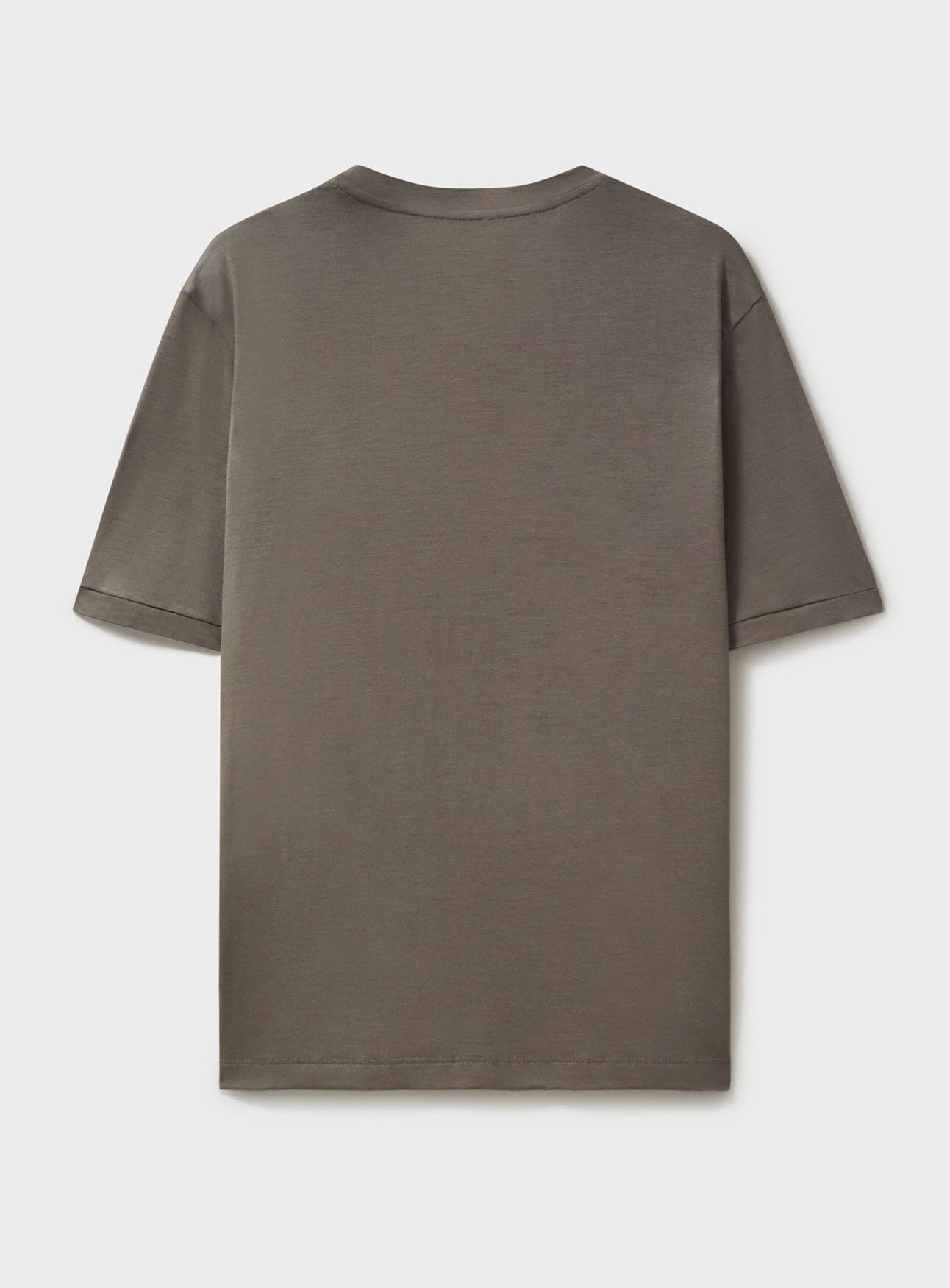 T-shirt stretch mérinos couleur avoine