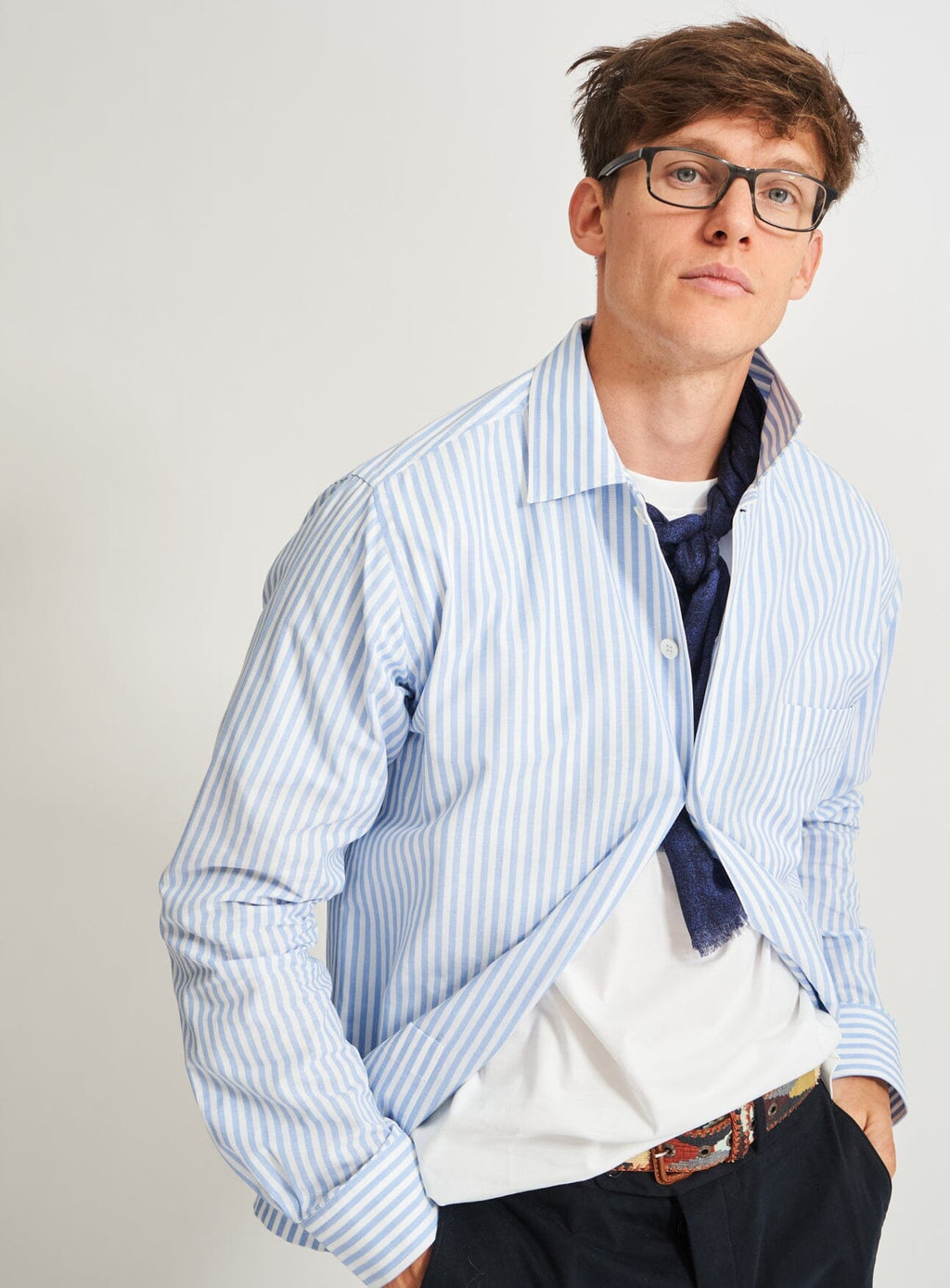 Veste-chemise Sky Bengal italienne recyclée