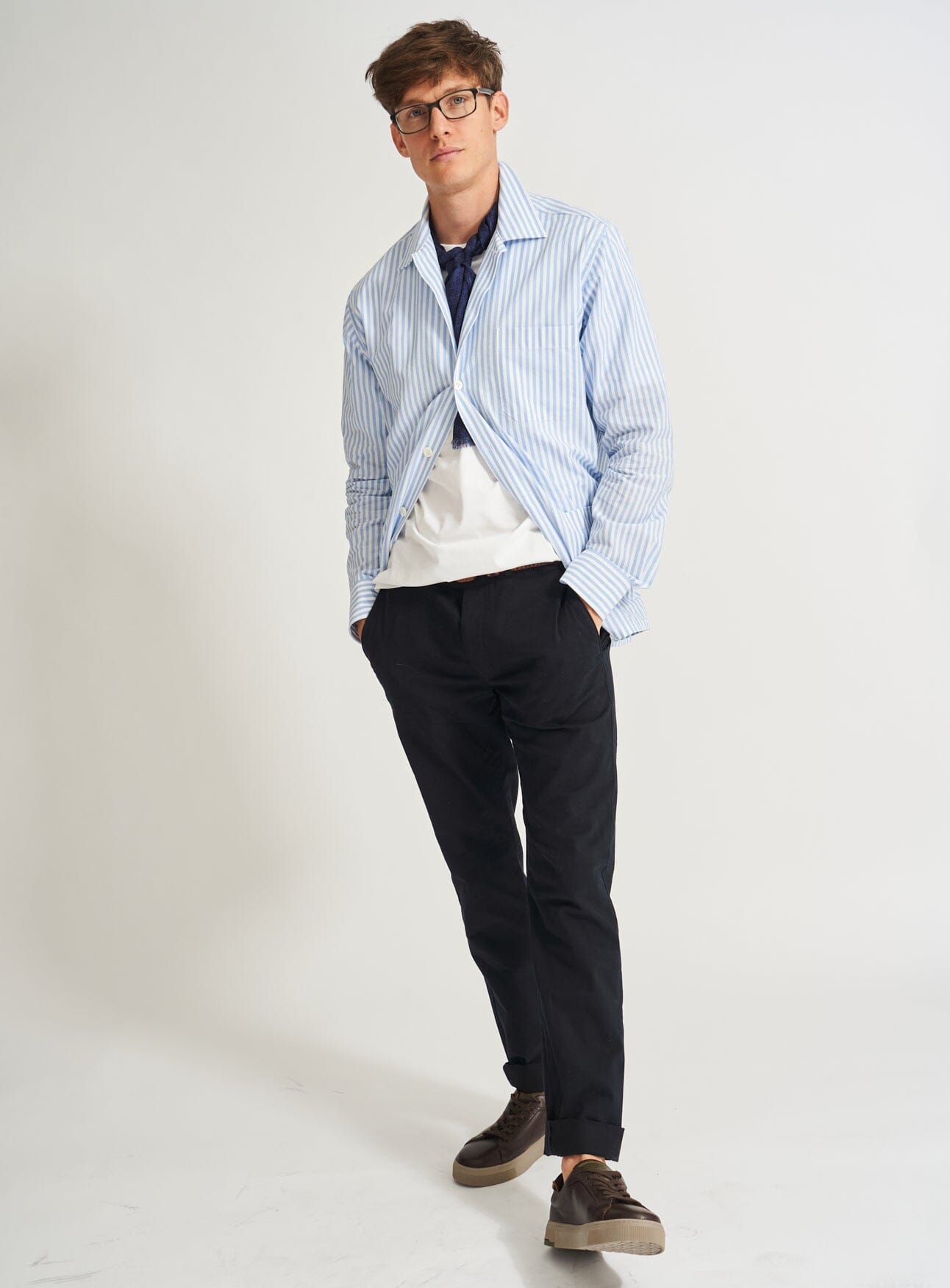 Veste-chemise Sky Bengal italienne recyclée