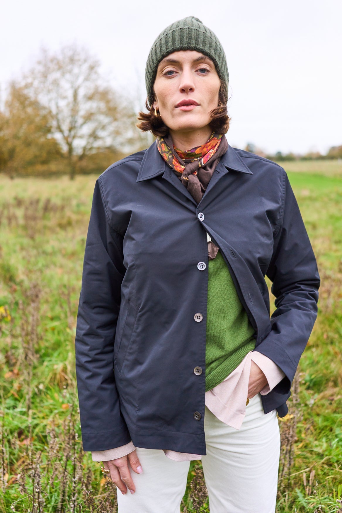 Veste de pluie noire Bomber