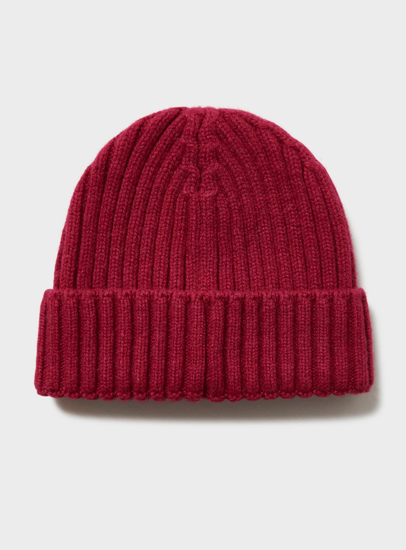 Bonnet rouge en cachemire