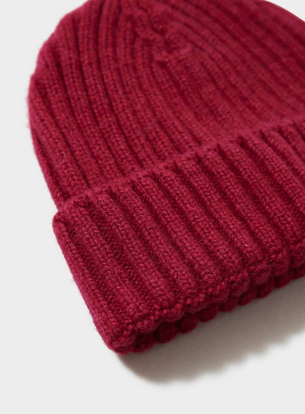 Bonnet rouge en cachemire