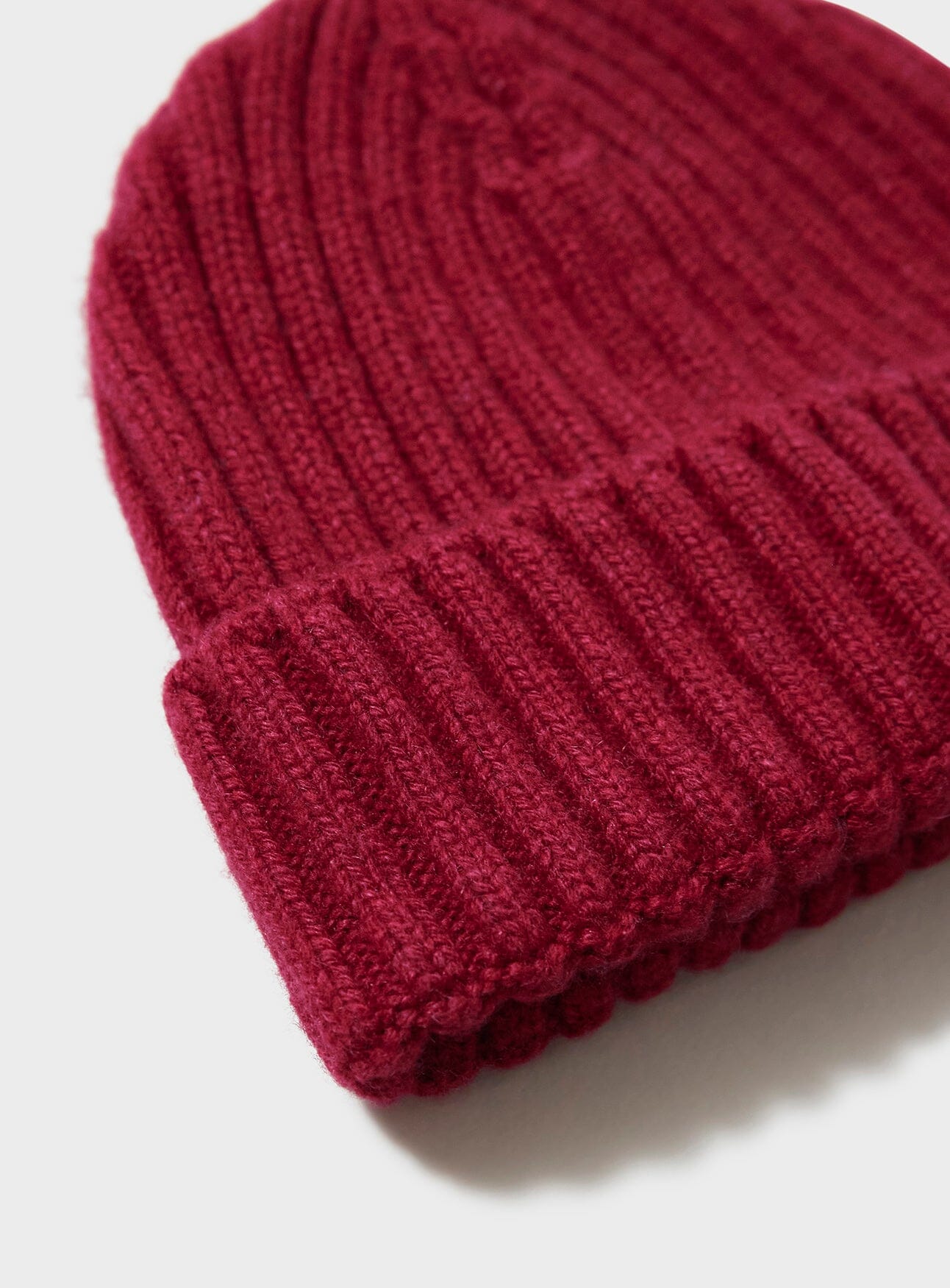 Bonnet rouge en cachemire