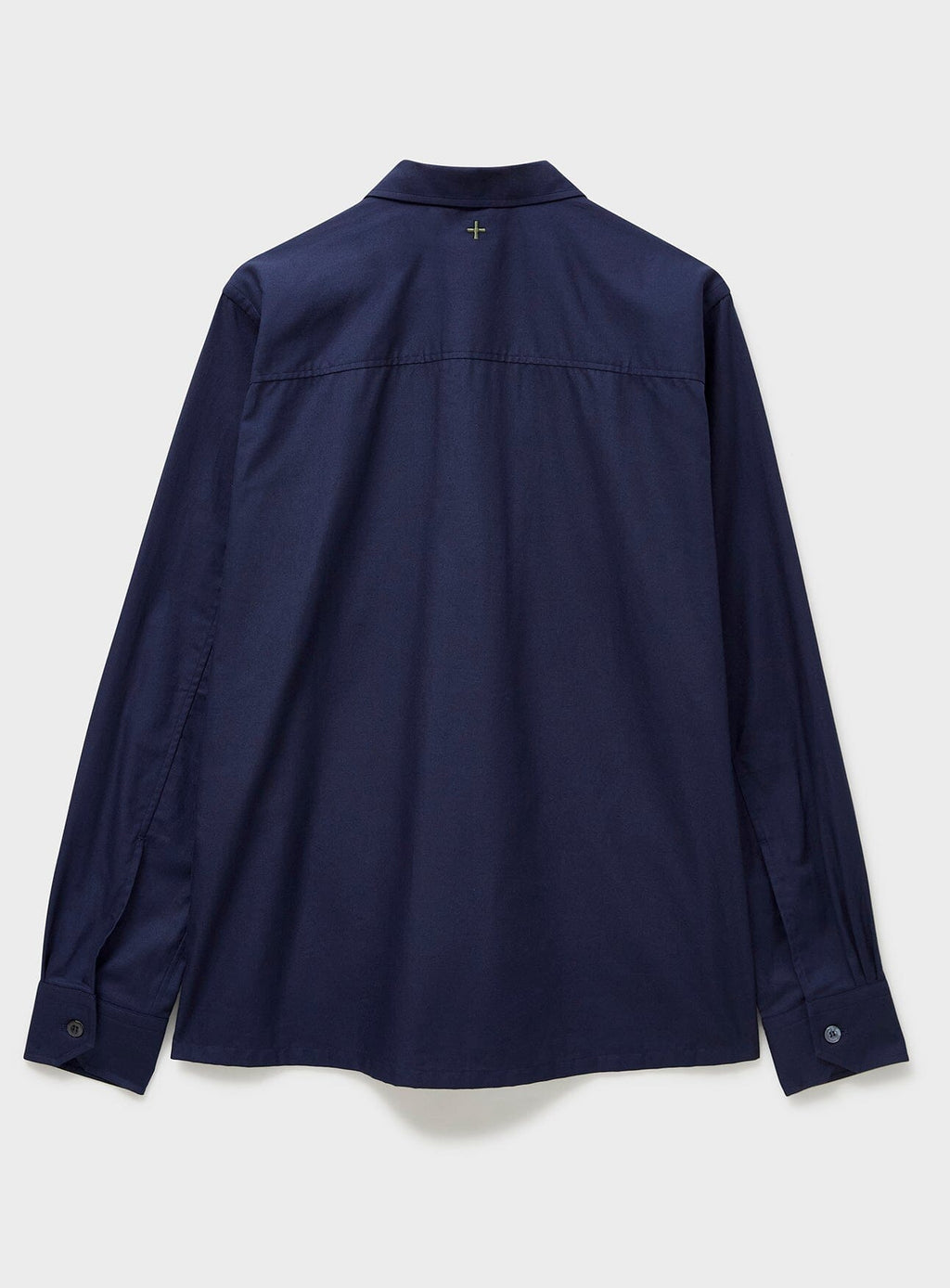 Surchemise bleu marine en coton régénératif
