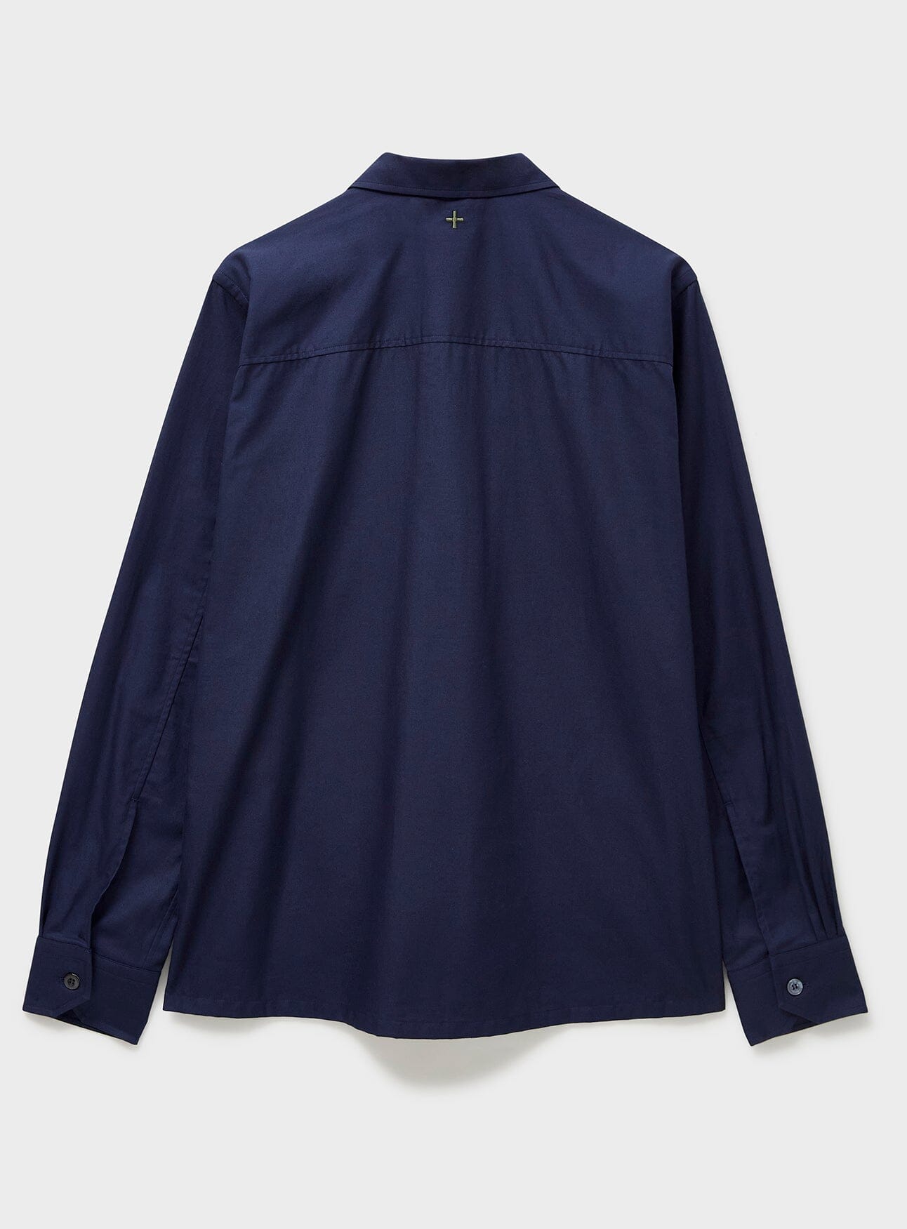 Surchemise bleu marine en coton régénératif