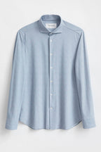 Chemise Confort Imprimée en Twill de Ciel Italien Recyclé