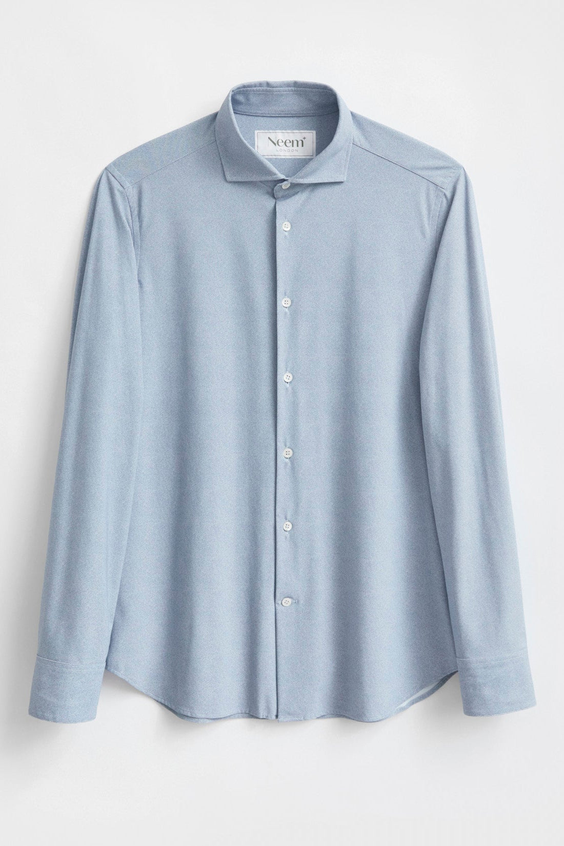 Chemise Confort Imprimée en Twill de Ciel Italien Recyclé