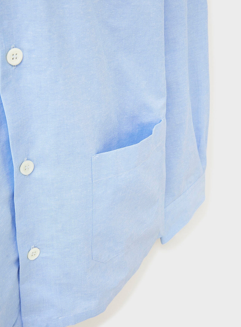 Surchemise en tissu flammé « Sky » italien recyclé