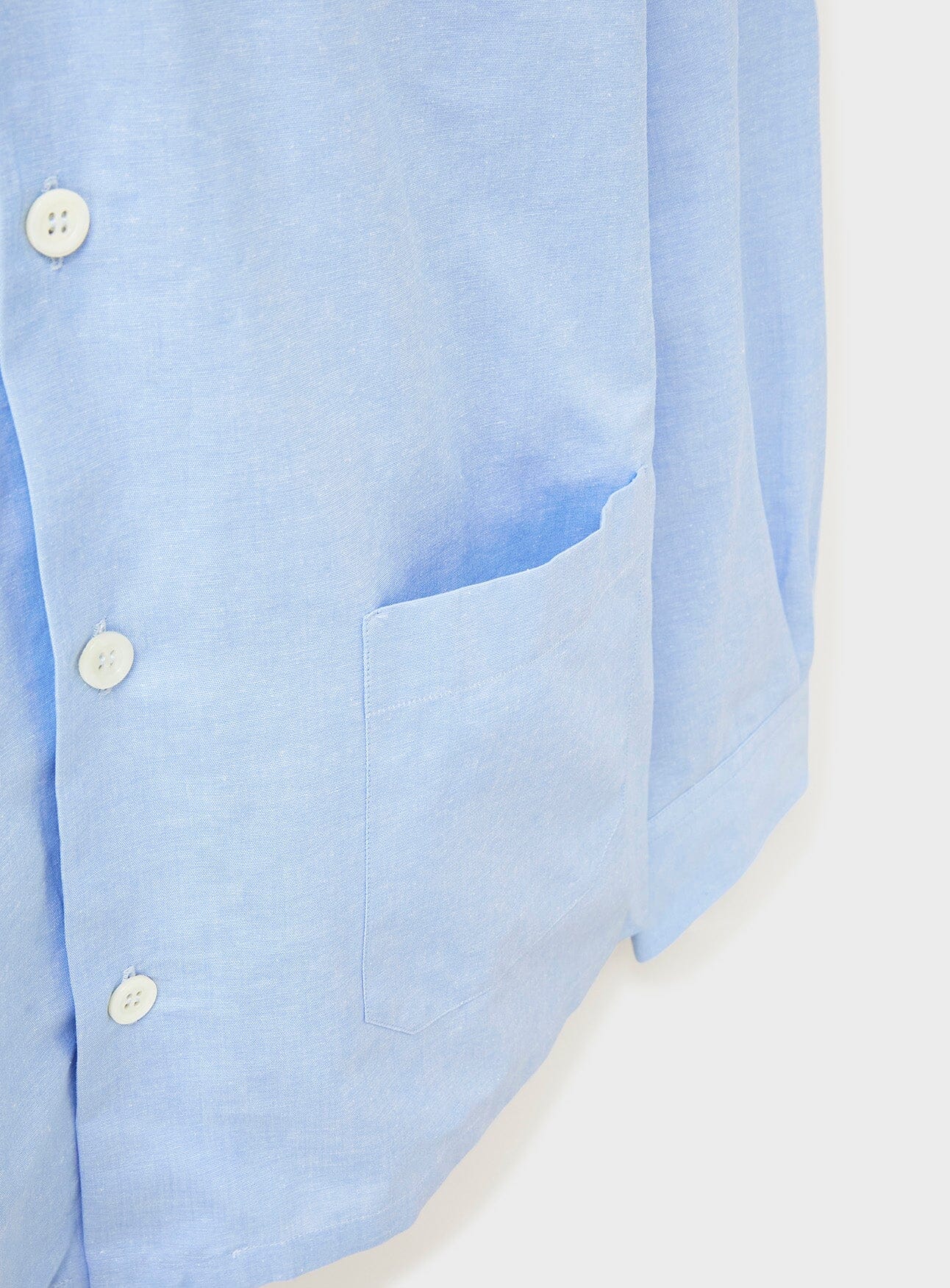 Surchemise en tissu flammé « Sky » italien recyclé