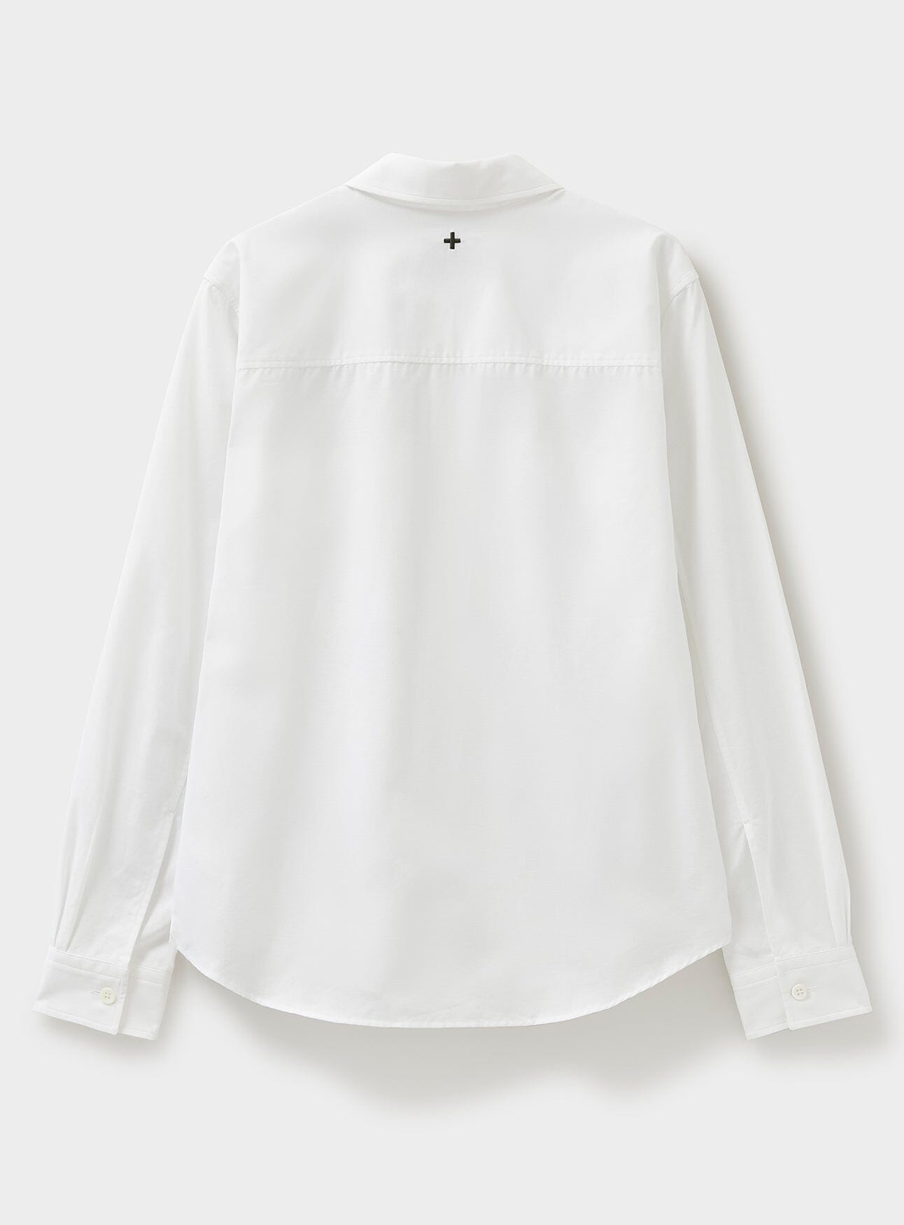 Chemise italienne blanche recyclée à col cassé