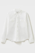 Chemise blanche italienne recyclée à double poche