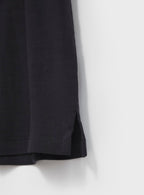 T-shirt en jersey de laine mérinos bleu marine