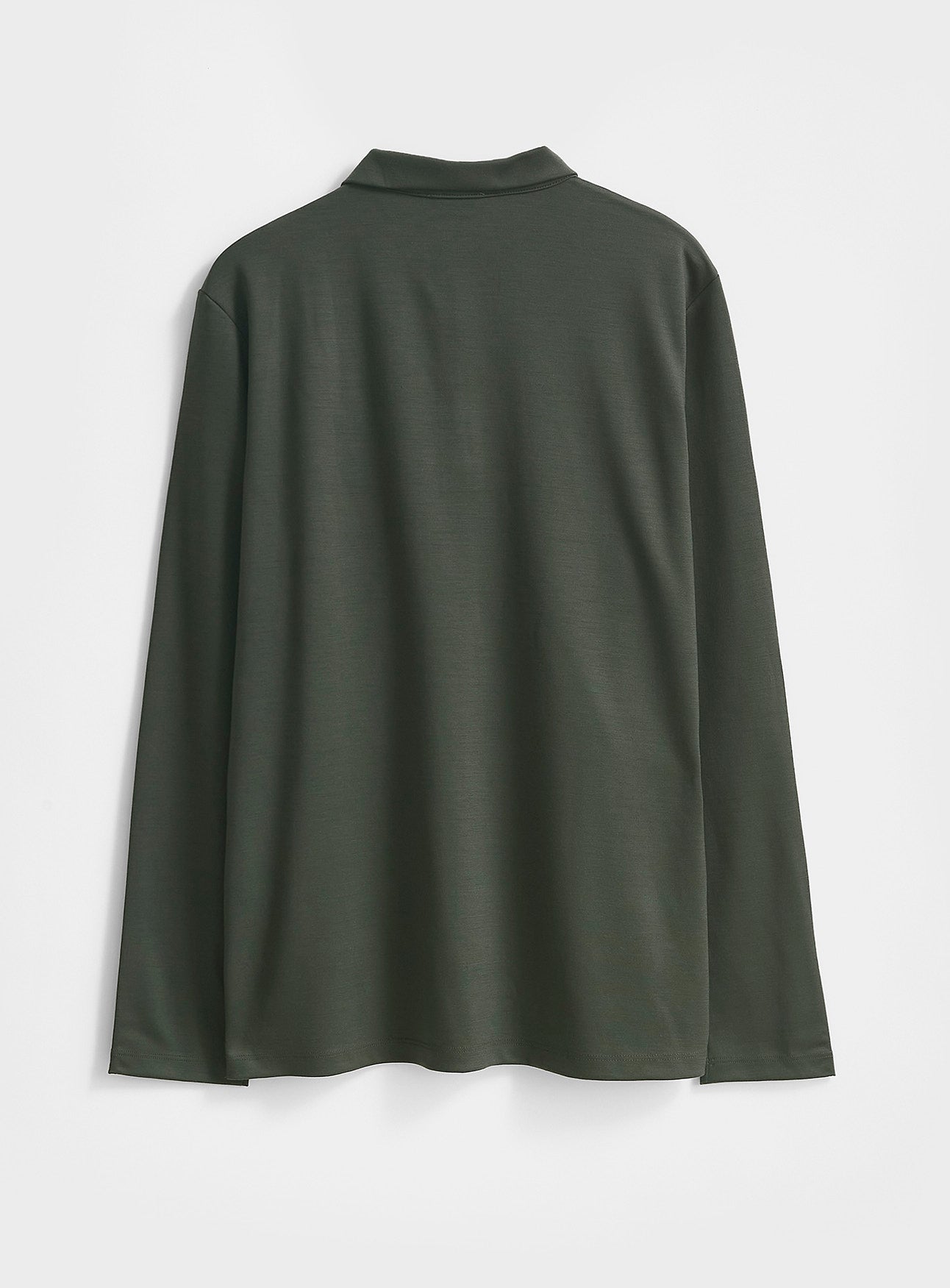 Polo Mérinos Vert Foncé Extensible