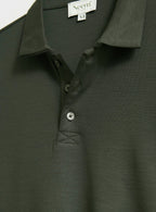 Polo Mérinos Vert Foncé Extensible