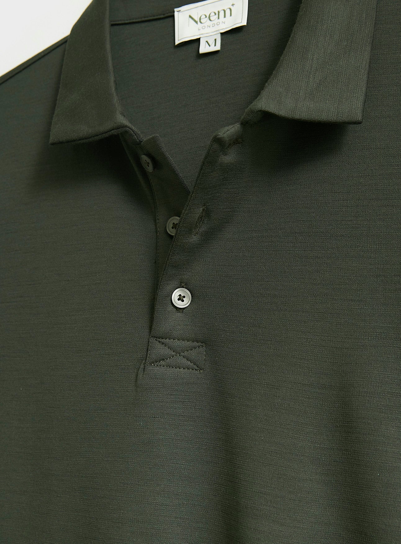 Polo Mérinos Vert Foncé Extensible