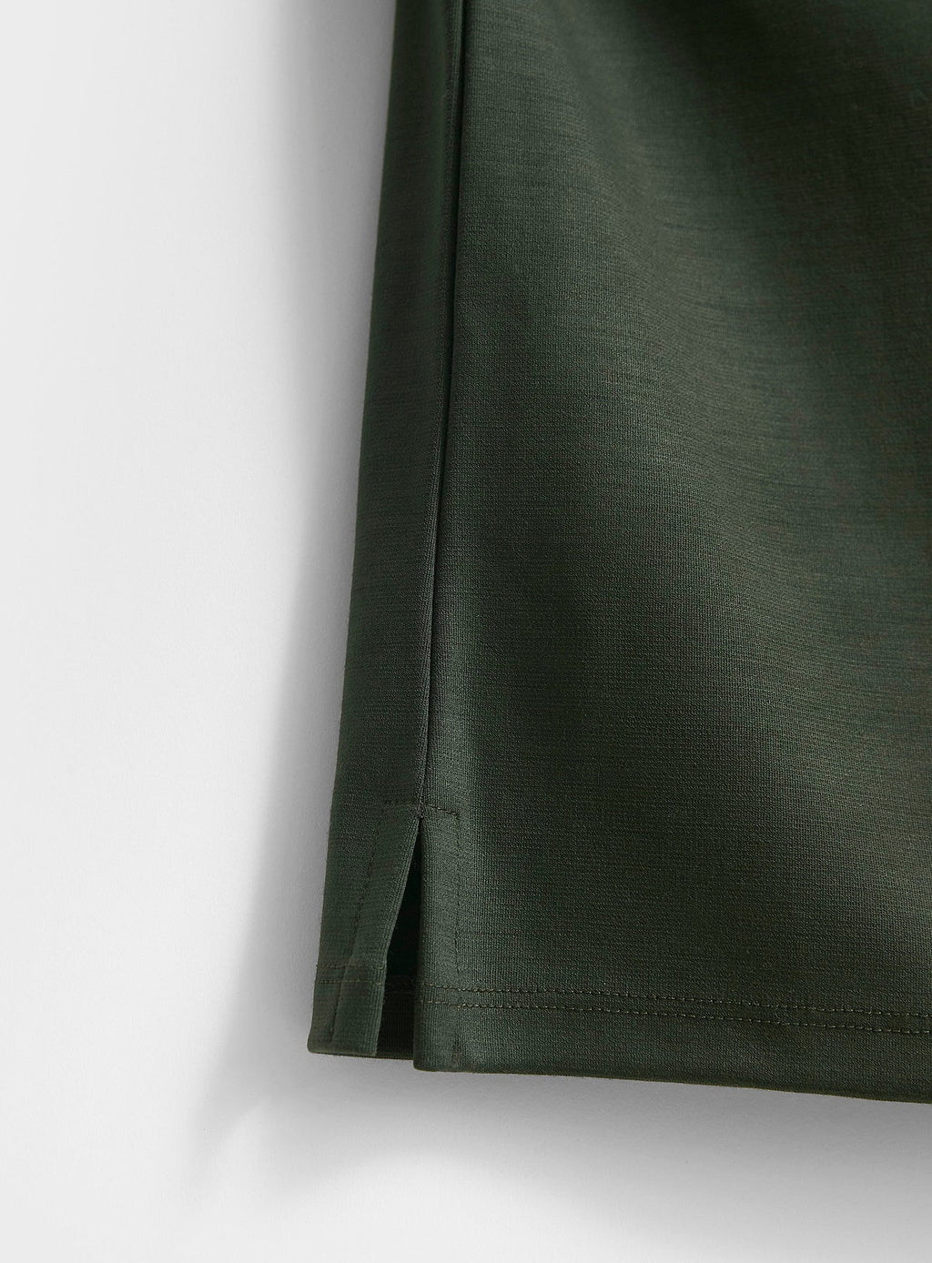 Polo Mérinos Vert Foncé Extensible