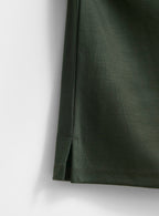 Polo Mérinos Vert Foncé Extensible
