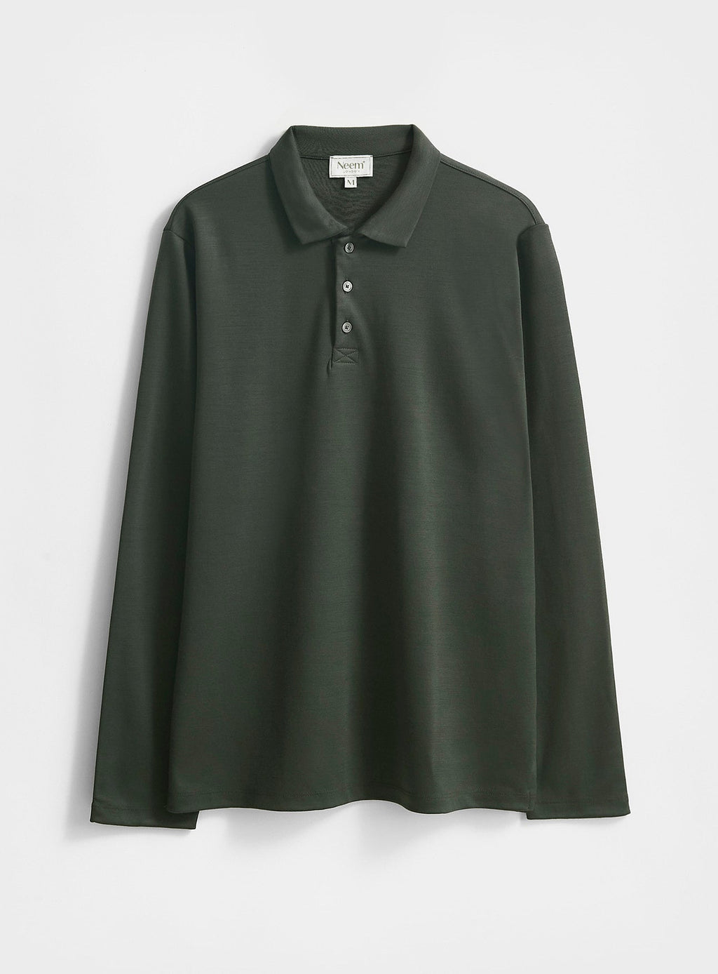 Polo Mérinos Vert Foncé Extensible