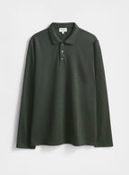 Polo Mérinos Vert Foncé Extensible